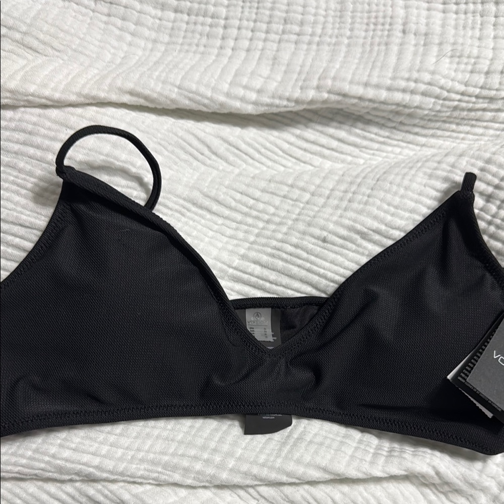 Volcano Black Triangle Bralette